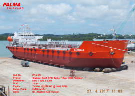 Shallow Draft CPO Tanker